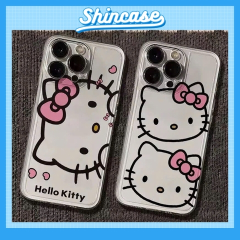 Ốp Kitty Face Viền Thẳng Chống Sốc