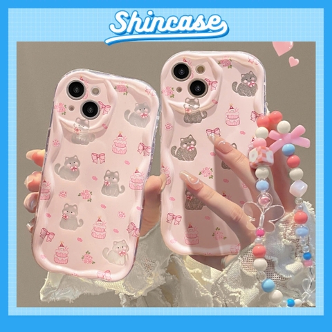 Ốp Mèo Xinh sóng nổi