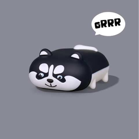 Vỏ case airpods Husky đen (S)