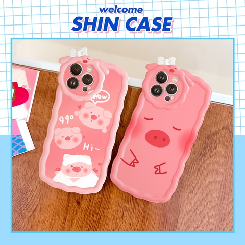 Ốp Lợn hồng nơ lượn sóng
