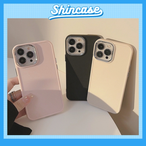 Ốp Silicone Mềm Mạ Điện Kim Loại Màu Trơn