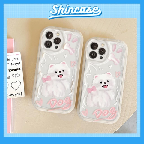 Ốp Pomerania cute sóng nổi