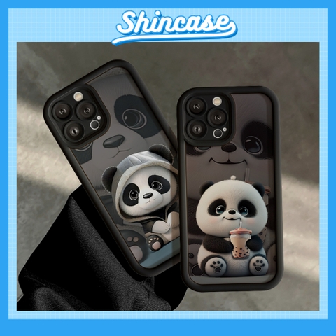 Ốp Panda Milktea mềm chống sốc