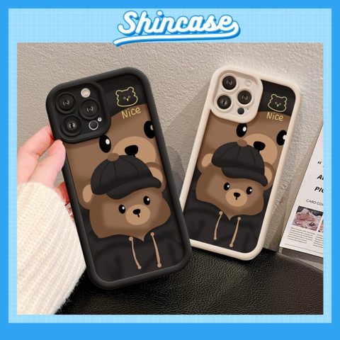 Ốp Hoodie Bear mềm chống sốc