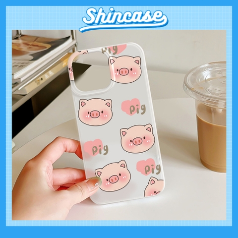 Ốp Love Pig TPU trong mờ
