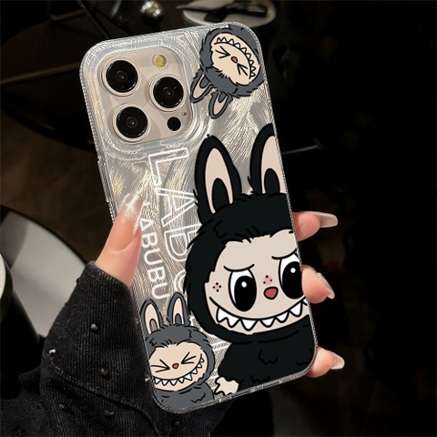 Ốp Labubu Cool Mềm Ánh Bạc