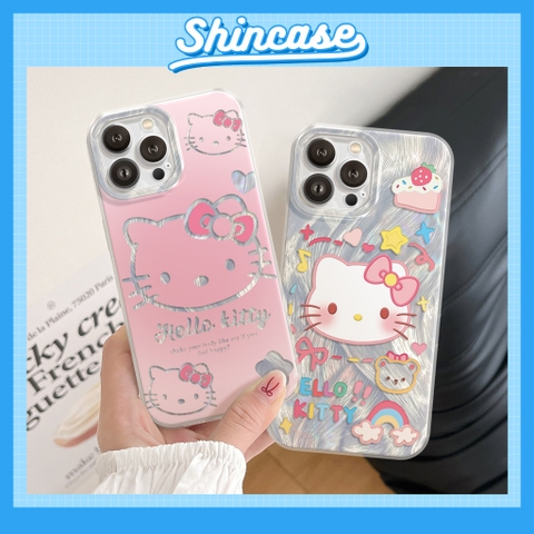 Ốp Pink Kitty Mềm Ánh Bạc