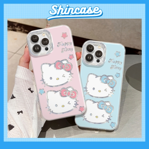 Ốp Lovely Kitty Mềm Ánh Bạc