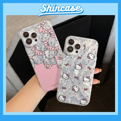 Ốp Pink Kitty Mềm Ánh Bạc