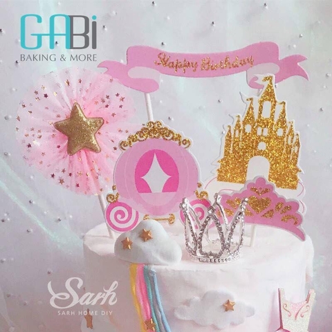 Set topper lâu đài