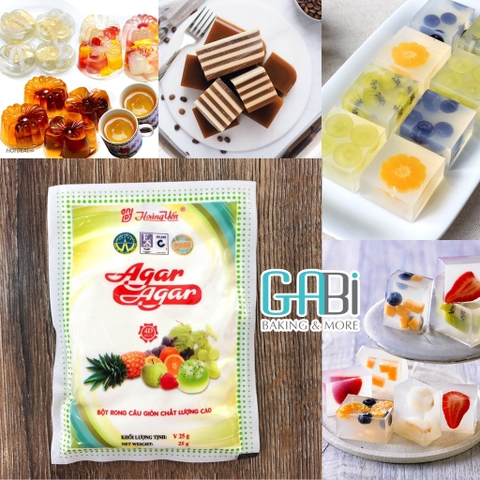 Bột rau câu Agar Hoàng Yến 25g