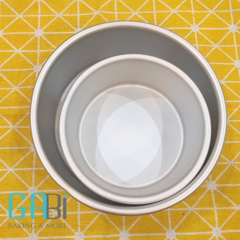 Khuôn tròn 16cm nhôm đúc đế liền