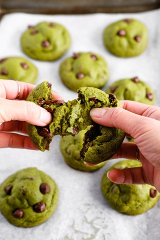 Combo nguyên liệu làm cookie chocochip vị matcha 25c