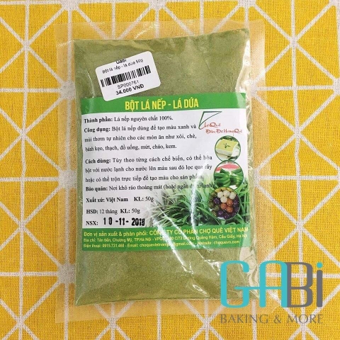 Bột lá nếp - lá dứa 50g