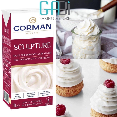 Whipping Cream Corman Sculpture 1l