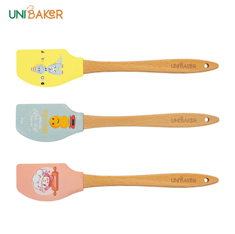 Spatula cán gỗ 30cm