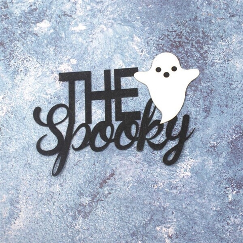 Que topper cắm bánh Halloween The Spooky