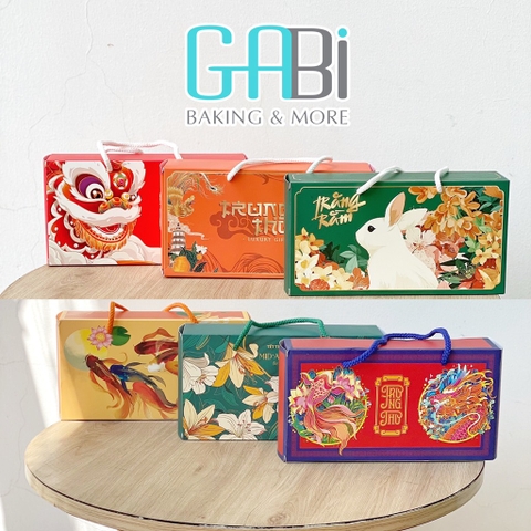 Hộp đựng bánh trung thu 2 bánh 150-200g