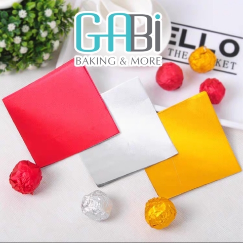 100 tờ giấy bọc kẹo socola 8*8cm