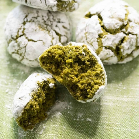 Combo nguyên liệu làm cookie crinkle vị matcha