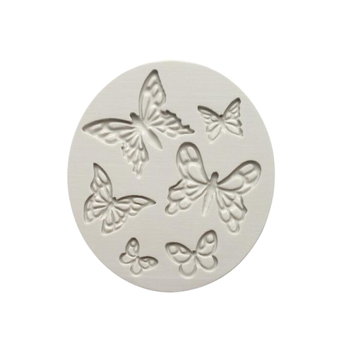 Khuôn fondant silicon 6 hình bướm