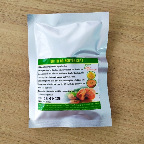 Bột bí đỏ 50g