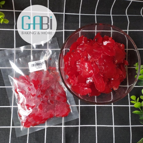 Mứt gừng đỏ