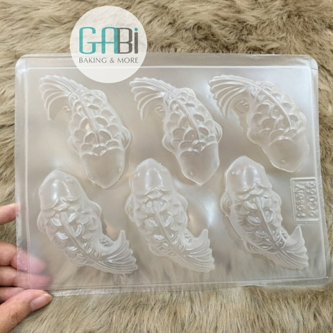 Khuôn thạch 6 cá chép nhỏ