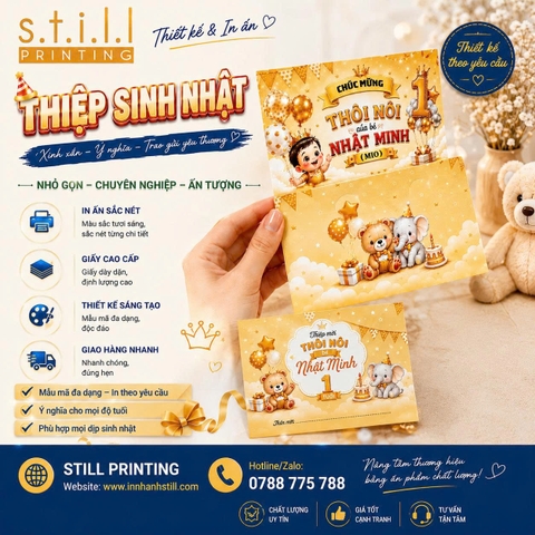 In Thiệp Sinh Nhật Giá Rẻ Tại Bến Tre – Thiết Kế Theo Yêu Cầu, In Nhanh Chất Lượng