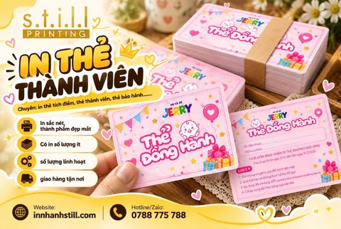 In thẻ đồng hành tại Bến Tre | Thiết kế và in theo yêu cầu