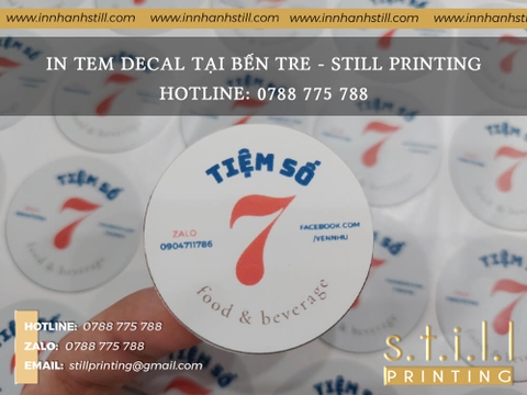 TEM DÁN DECAL CHO KHÁCH HÀNG 