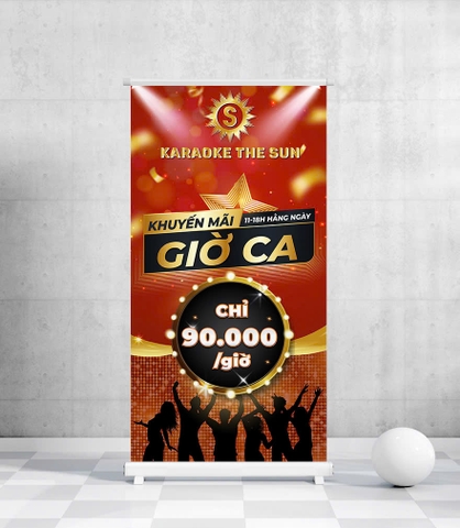 Standee Khuyến Mãi Giờ Ca 