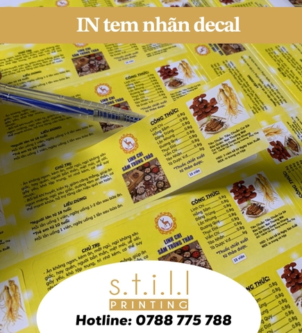 Giải Pháp In Ấn Tem Nhãn Decal Nhanh Chóng, Chuyên Nghiệp Và Đáng Tin Cậy