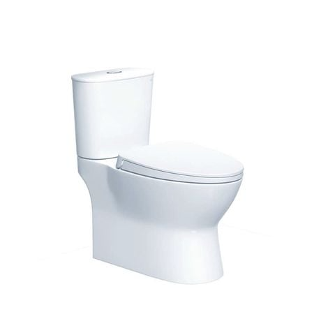Bàn cầu 2 khối Caesar CD1320 (Không nắp) + Nắp rửa TAF610H