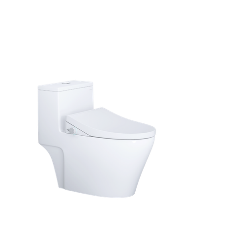 Bàn cầu 1 khối nắp rửa điện tử Caesar C1356 (không nắp) + TAF512H