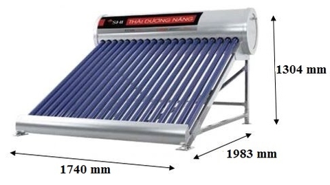 Thái Dương Năng Sơn Hà TITAN Ống Dầu 220L Ø58