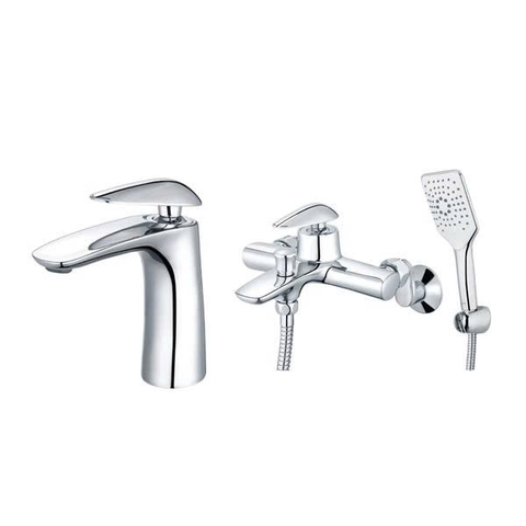 Combo vòi sen + vòi chậu nóng lạnh Caesar B810CU+S813C