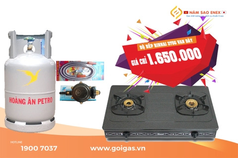 Bộ bình bếp gas đôi Rinnai RV375G