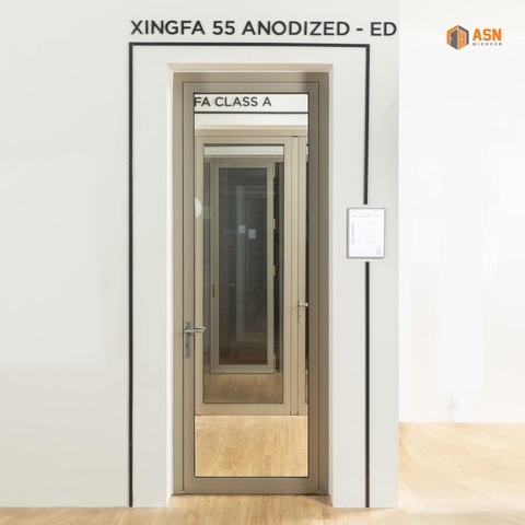 Cửa Đi Mở Quay hệ 55 Anodized - ED