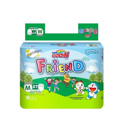 Bỉm - Tã quần Goon Friend size M - 27 miếng