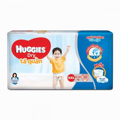 Bỉm - Tã quần Huggies size XXL 38 miếng