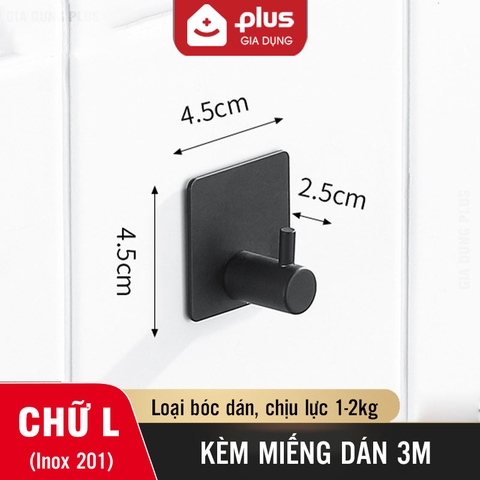 Móc nhỏ 3M/ Móc nhỏ treo inox đa năng dán tường (keo 3M)