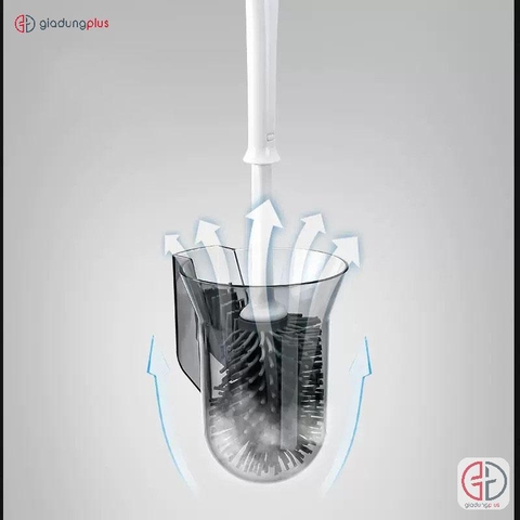 Bộ Kệ Kèm Cọ Không Góc Chết Đa Năng Dán Tường Cho Toilet ShuangQing (SQ-0111) - Gia dụng Plus