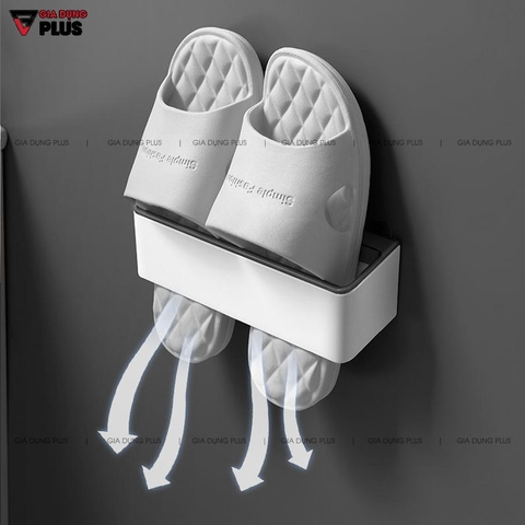 Kệ Để Dép Nhựa ABS Cao Cấp | Giá Treo Dép Nhà Tắm & Phòng Khách Dán Tường Tiện Dụng