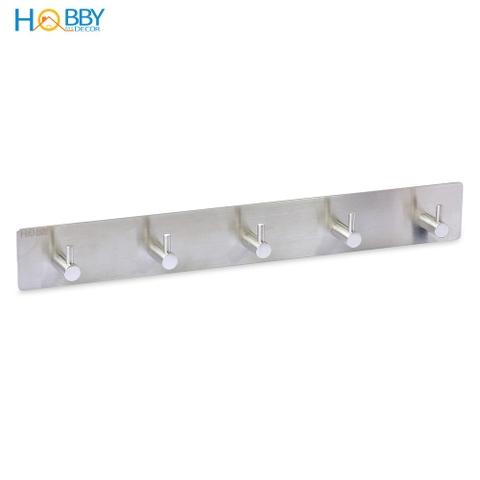 Thanh móc chữ L INOX 304/ treo quần áo inox 304 móc chữ L dán tường