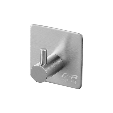Thanh móc chữ L INOX 304/ treo quần áo inox 304 móc chữ L dán tường