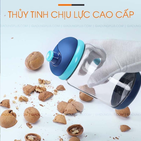 【Xả Kho】Lọ thuỷ tinh đựng dầu ăn, nước mắm, nước tương đầu nấm dễ thương JIANXIA
