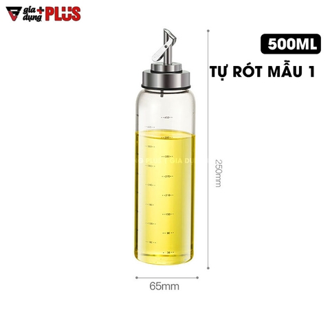 Bình dầu VÒI INOX tự động/ vòi tự rót inox 304 cao cấp
