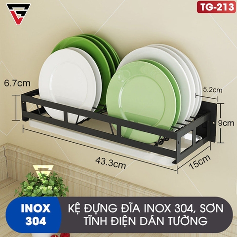 Bộ Kệ Phòng Bếp Inox, Sơn Tĩnh Điện Dán Tường Cao Cấp - Giải Phóng Không Gian Nhà Bếp LAZYDO (LZ-0230) - Gia dụng Plus