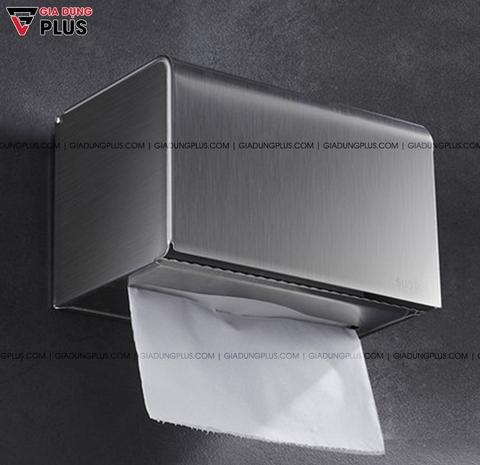 Hộp Đựng Giấy Vệ Sinh Dán Tường | Chất Liệu Inox 304 | Chống Gỉ, Chống Thấm | Sang Trọng Trong Nhà Tắm & Nhà Vệ Sinh - Gia dụng Plus